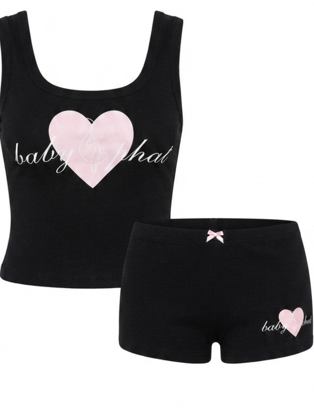 Baby Phat ribbed lounge set